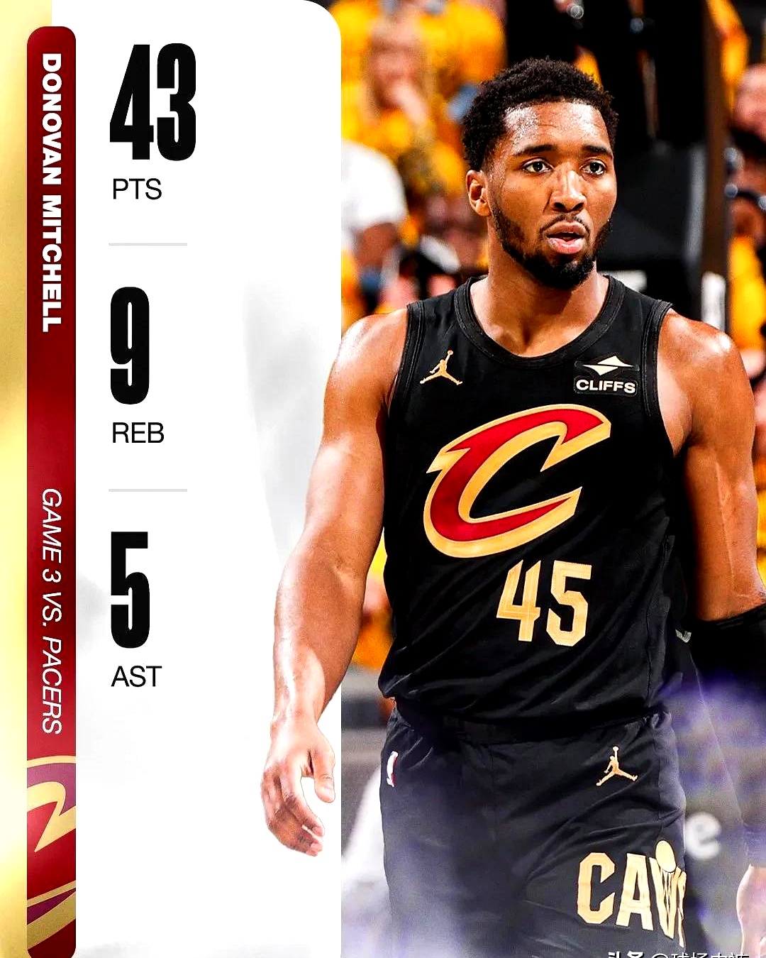 爵士队客场告捷，米切尔表现抢眼独拿45分的简单介绍